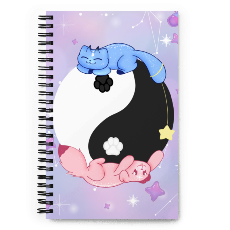 'Over The Moon' Spiral Notebook