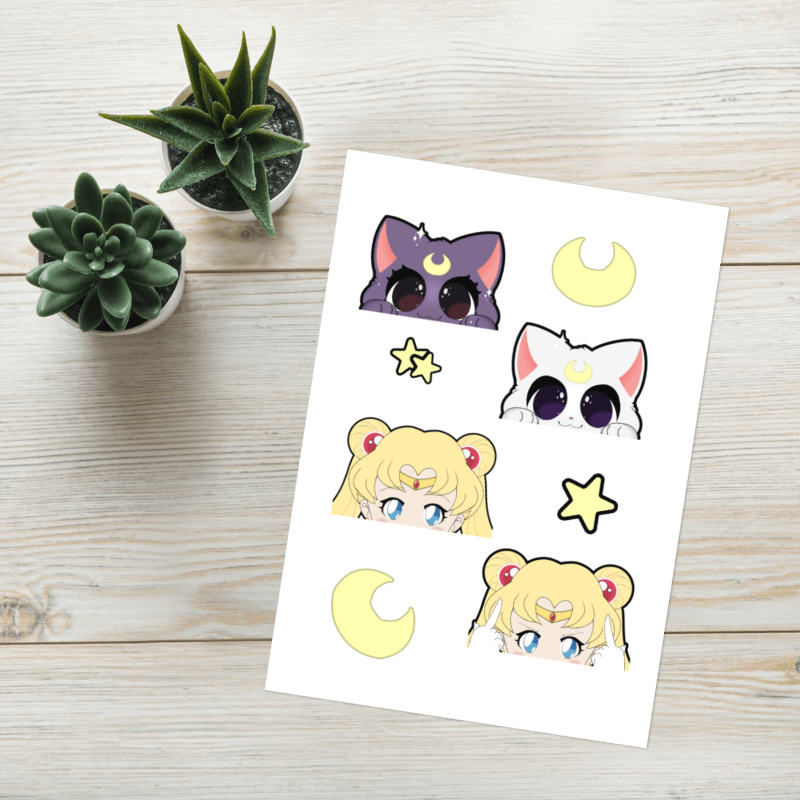 Star Guardian Sticker Sheet | Sailor Moon Inspired Merch