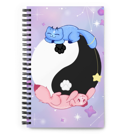 'Over The Moon' Spiral Notebook